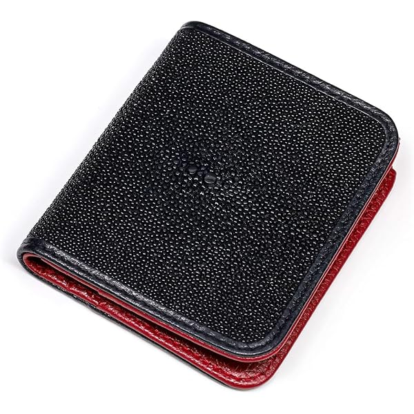 Amazon | 【希少品】エイ革 二つ折り短財布 2色＜革製品