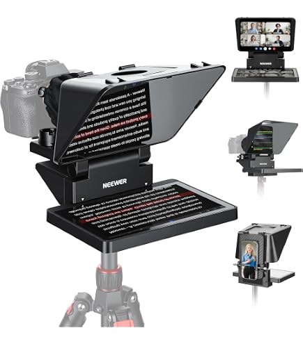 Amazon | プロンプター 20インチ テレプロンプター コンピュータラップ