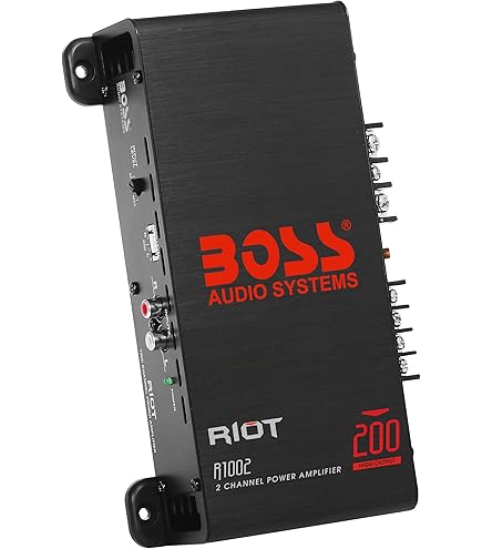 Amazon.co.jp: 2chアンプ 200W×2ch 400W R2002 BOSS AUDIO : 車＆バイク
