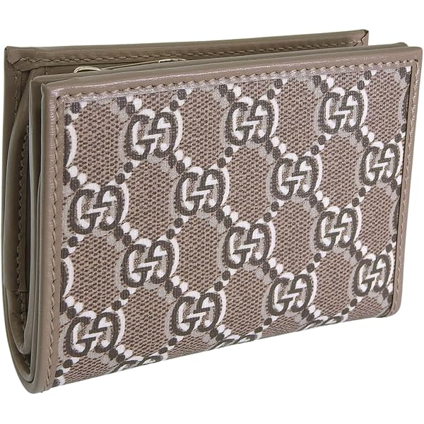 Amazon | GUCCI [グッチ] アウトレット 二つ折り財布 GGキャンバス