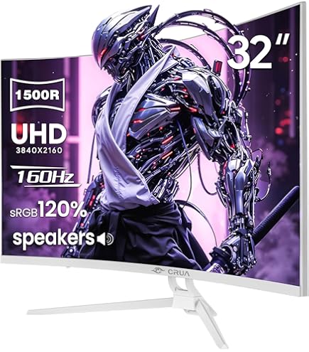 Amazon.co.jp: CRUA 27インチ ゲーミングモニター 144Hz 4K UHD(3840