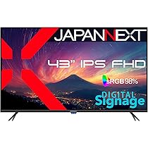 Amazon.co.jp: 【2年保証モデル】 JAPANNEXT 43インチ IPSパネル搭載