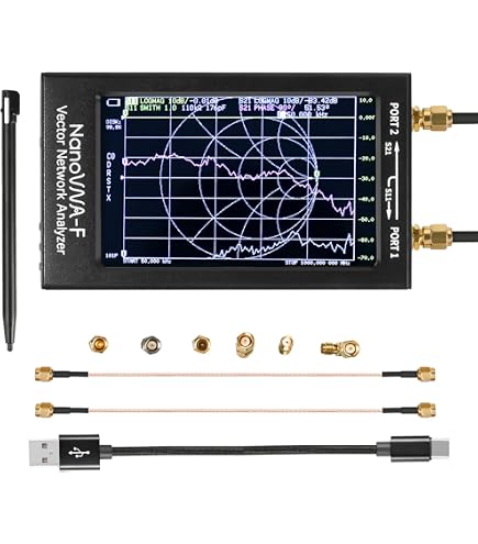 Amazon.co.jp: NanoVNA-F V2 ベクトルネットワークアナライザ、4.3