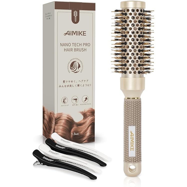 Amazon | クリップ&カール ロールブラシ L | キヌガワカンパニー