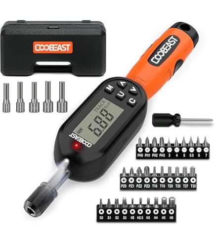 RIMKOLO 1/4" Drive Torque Screwdriver Set - 36-Piece 10-65 In.lb Precision Torque Wrench Kit