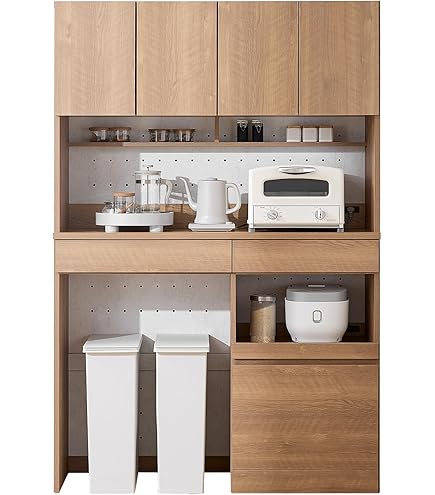 Amazon｜白井産業 ゴミ箱上ラック レンジ台 幅90cm 高さ90cm