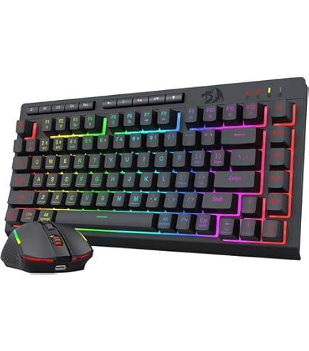 Amazon | ZJFKSDYX C91 MAX-Proキーボード マウスとヘッドセット付き