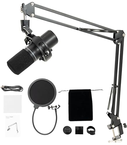 Amazon.co.jp: FIFINE K688 ポッドキャストマイクキット USB/XLR