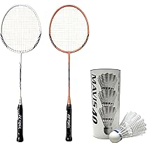 Amazon | [ヨネックス]YONEX バドミントンセット シャトル付