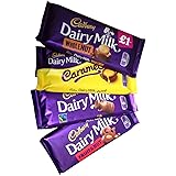 Cadbury Assortment （キャドバリー　アソートメント）　4 x 120g - Dairy Milk, Fruit & Nut, Whole Nut, Caramel　（デイリーミルク、フルーツ＆ナッツ、ホールナッツ、キャラメル　４種）