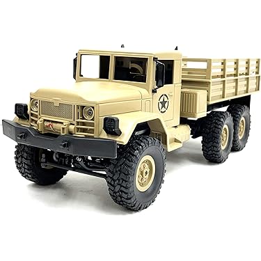 1/16 B-16 Amazon.co.jp: 1/16ミリタリートラックラジコン　6輪駆動クローラー　WPL　B-16黄色 6WD ☆軍用 茶 ラジコン ミリタリートラック ホビーラジコン