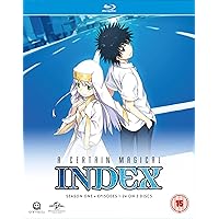 A Certain Magical Index Complete Season 1 Collection (Episodes 1-24) Blu-ray