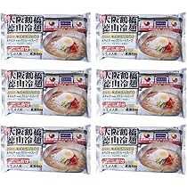 冷麺 Amazon.co.jp: 徳山物産 大阪鶴橋徳山冷麺(2人前)×6袋 : 食品