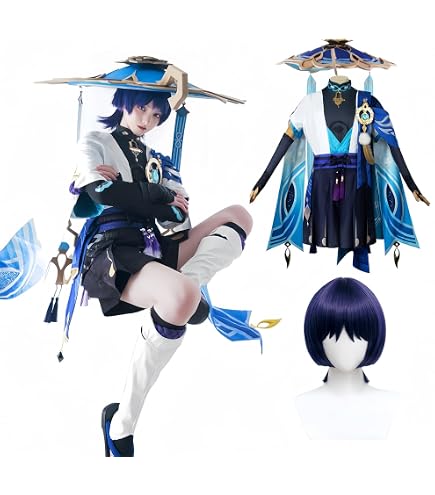 Amazon.co.jp: [YAORUI] 原神 散兵 放浪者 同人服 コスチューム 全