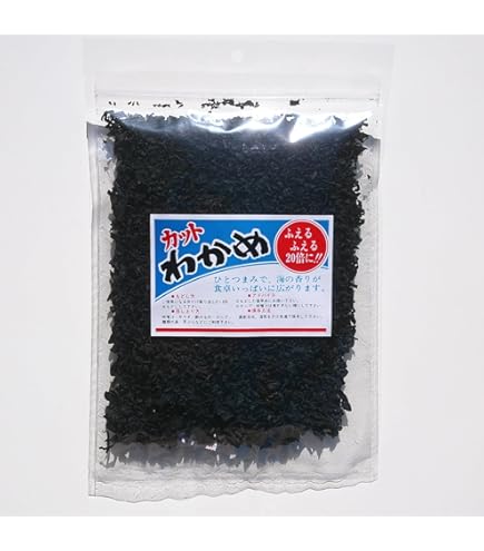 Amazon.co.jp: 三陸産 カットわかめ 乾燥（チャック袋入） 100g 乾燥