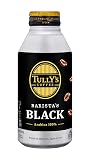 タリーズコーヒー バリスタズ ブラック 390ml×24本 ホット兼用 (ボトル缶)