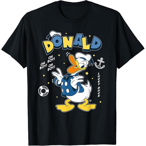 Amazon | ディズニー ミッキーと仲間たち ラッキー ドナルド ダック T