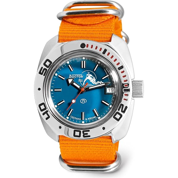 Amazon.co.jp: Vostok Amphibian 自動巻き メンズ 腕時計 自動巻き