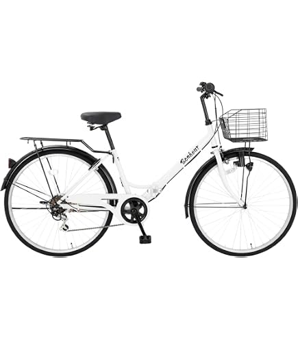 Amazon | ボルディ(Voldy) 自転車 ママチャリ 折りたたみ 26インチ 