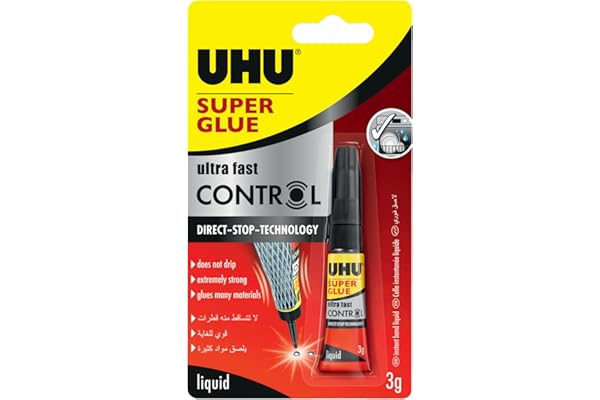 UHU UHU Super Glue Ultra Fast Liquid Control 3g
