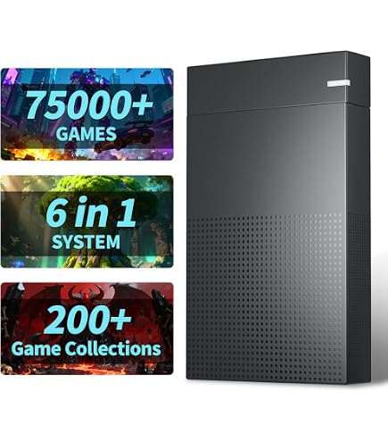 Amazon | Kinhank (キンハンク) 12TB レトロゲーミングハードドライブ