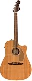 Fender フェンダー エレアコギター Redondo Player, Walnut Fingerboard, Gold Pickguard, Natural ソフトケース付き
