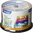 Verbatim バーベイタム 1回録画用 ブルーレイディスク BD-R DL 50GB 50枚 ホワイトプリンタブル 片面2層 1-4倍速 VBR260YP50V1