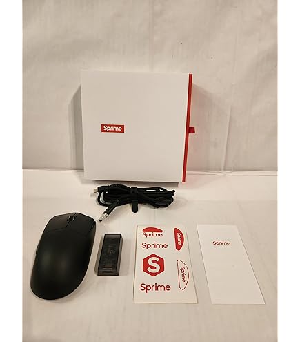 【超美品】Sprime PM1 ホワイト Sprime PM1 Hyper Lightweight Wireless Ergo Gaming Mouse
