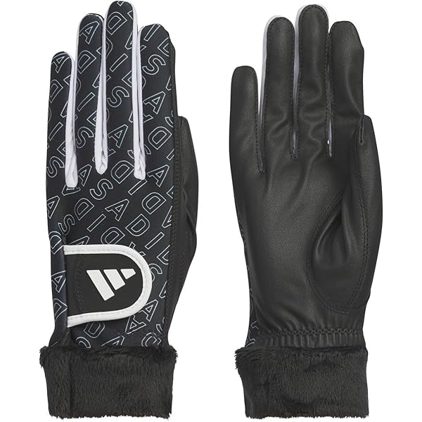 新品アディダス/WARM COMFORT 両手用 ゴルフグローブ 18cm ライト＆コンフォート ストレッチ ペアグローブ 両手用 レディス