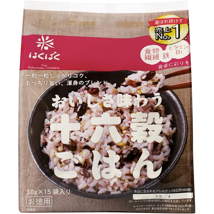 □十五穀ごはん／300g／はくばく／製造所：山梨県巨摩郡／炊飯用穀類