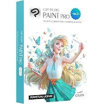 CLIP STUDIO PAINT PRO - Version 2 | Perpetual License | for