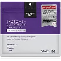 Make.iN EXOSOME + GLUTATHIONE 30Days フェイスマスク