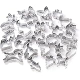 GWHOLE クッキー型 ステンレス 26個セット 抜き型 クッキーカッター 製菓 キッチン 動物 果物 手作り