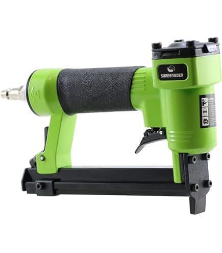 Meite Pneumatic Upholstery Stapler - 22 Gauge Long Nose Stapler For Furniture & Crafts