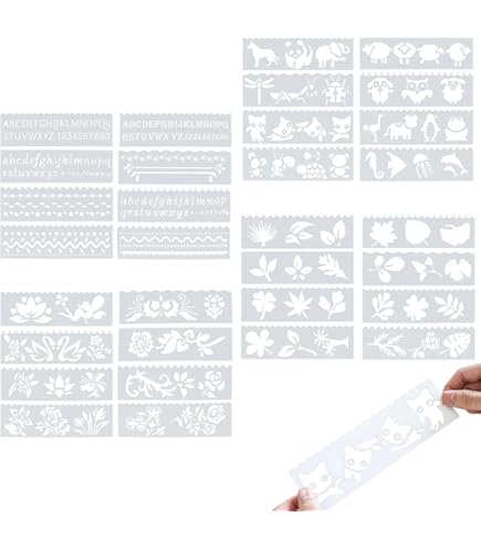 Amazon | アシーナ ステンシルシート ひらがな M 18001046