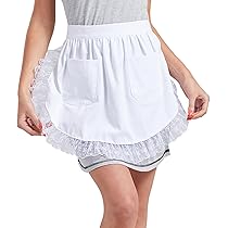 メイドエプロン ショート　5点セット 新着商品】[GEAHOL] メイド服 コスプレ コンカフェ メイド
