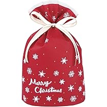 Amazon | インディゴ クリスマス ラッピング袋 グリーティングバッグM