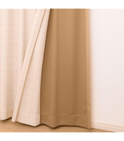 Amazon｜ピアリビング 防音カーテン コーズプレミア (幅110cm×丈200cm