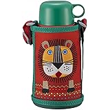 タイガー魔法瓶(TIGER) タイガー 水筒 600ml 直飲み コップ 付 2WAY ステンレス ボトル ポーチ付き サハラ コロボックル ライオン MBR-C06GRN