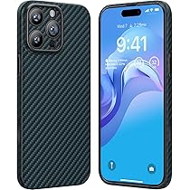 Amazon.co.jp: iPhone 16 Pro Max対応アラミド繊維ケース memumi