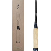 KAKURI Japanese Wood Chisel 36mm (1-3/8") - High Carbon Steel Blade, White Oak Handle