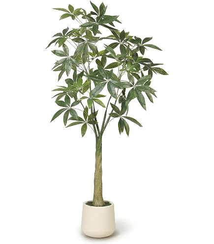 Amazon｜FEELEAD フェイクグリーン オリーブの木 150cm 人工観葉植物