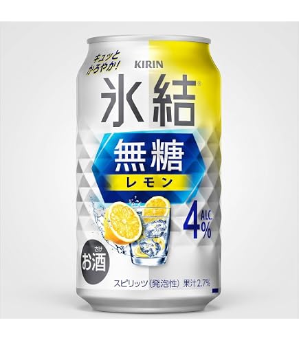 Amazon.co.jp: キリン 氷結 無糖レモン Alc.4% 350ml×24本(1ケース