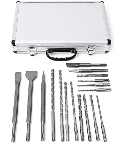 Amazon | 振動 17PCS ドリルビットセット ピックツール ハンマードリル