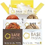 BASE BREAD ベースフード 完全食 スタートセット 完全栄養食 食物繊維 (フェットチーネ2食 アジアン2食 プレーン4個 チョコレート4個)