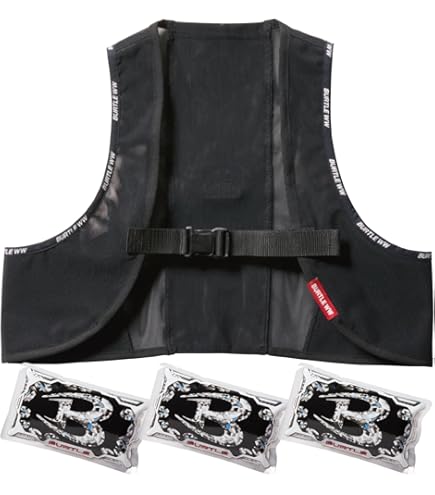 バートル　フリーザー　ベスト２着サイズXLと保冷剤18個 Amazon.co.jp: バートル フリーザーベスト＆アイスパックセット