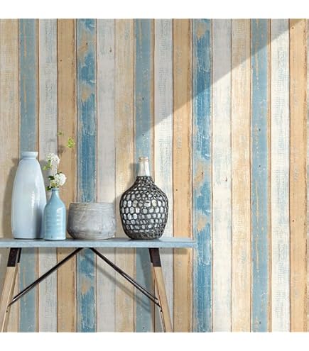 ＤＩＹ リフォームシール レトロ木材ナチュラルカラーファッション樹木表面磨き仕上げ 防水 インテリア カッティングシート約60cm巾×2m巻 [並行 Amazon | DIY リフォームシール レトロ木材ナチュラルカラー