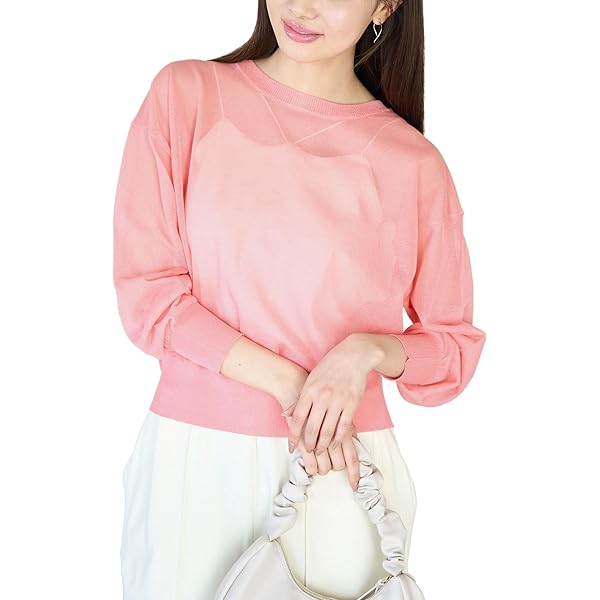 Amazon | [ロペピクニック] カーディガン 【WEB限定カラー : ピンク