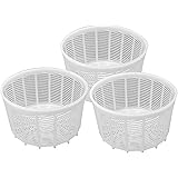 PetriStor 3 pcs Soft Cheese Mold for Cheese Making 1.25QT - Small Cheese Mold - Homemade Cheese Making Supplies - Cream Chees
