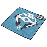 タオル美術館(Towel Museum) WARP ワープ 『SATR WARS』 『スター・ウォーズ』 「タイ・ファイター」 タオルハンカチ ブルー ハイドロ銀チタン加工 抗菌 防臭 25-3870080 約25cm×25cm
